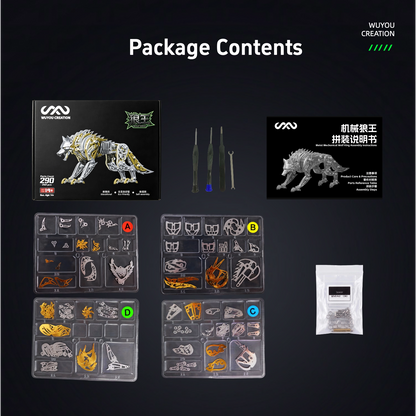 All-Metal Wolf King Model Kit