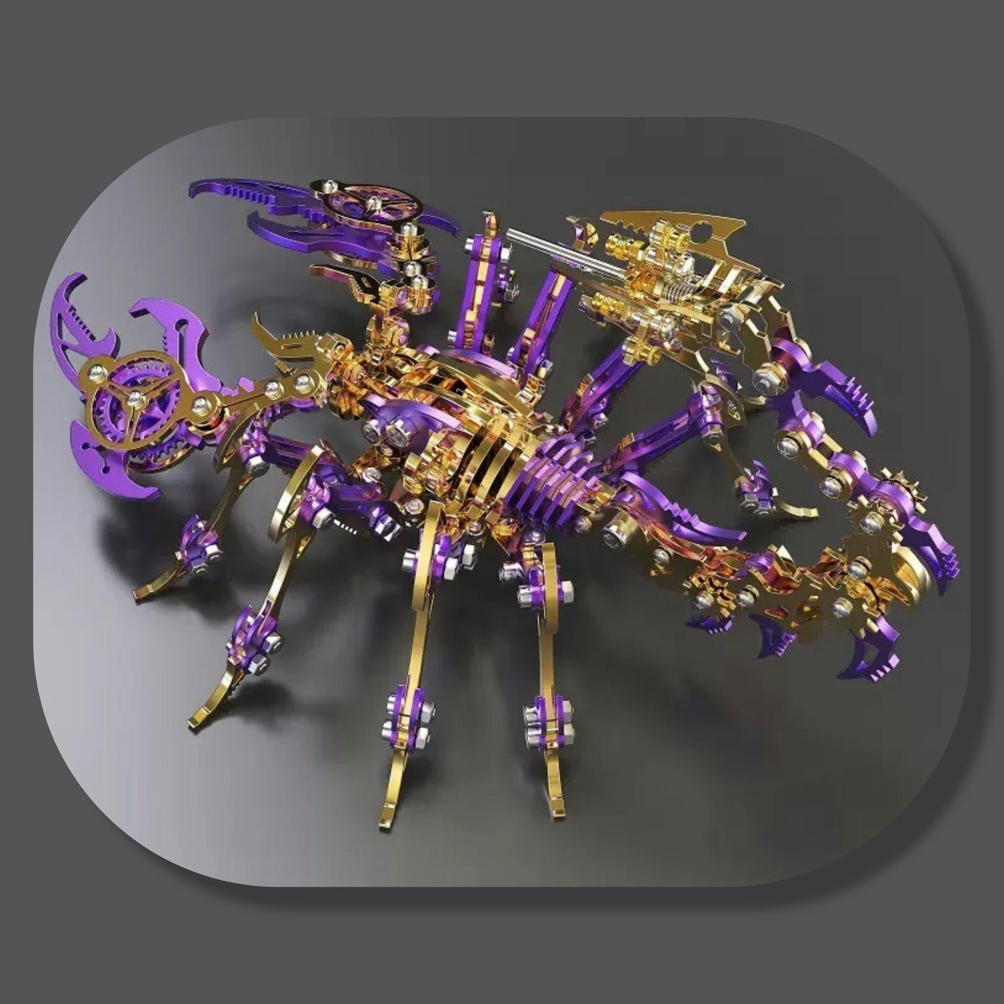 Scorpion Metal Puzzle Top