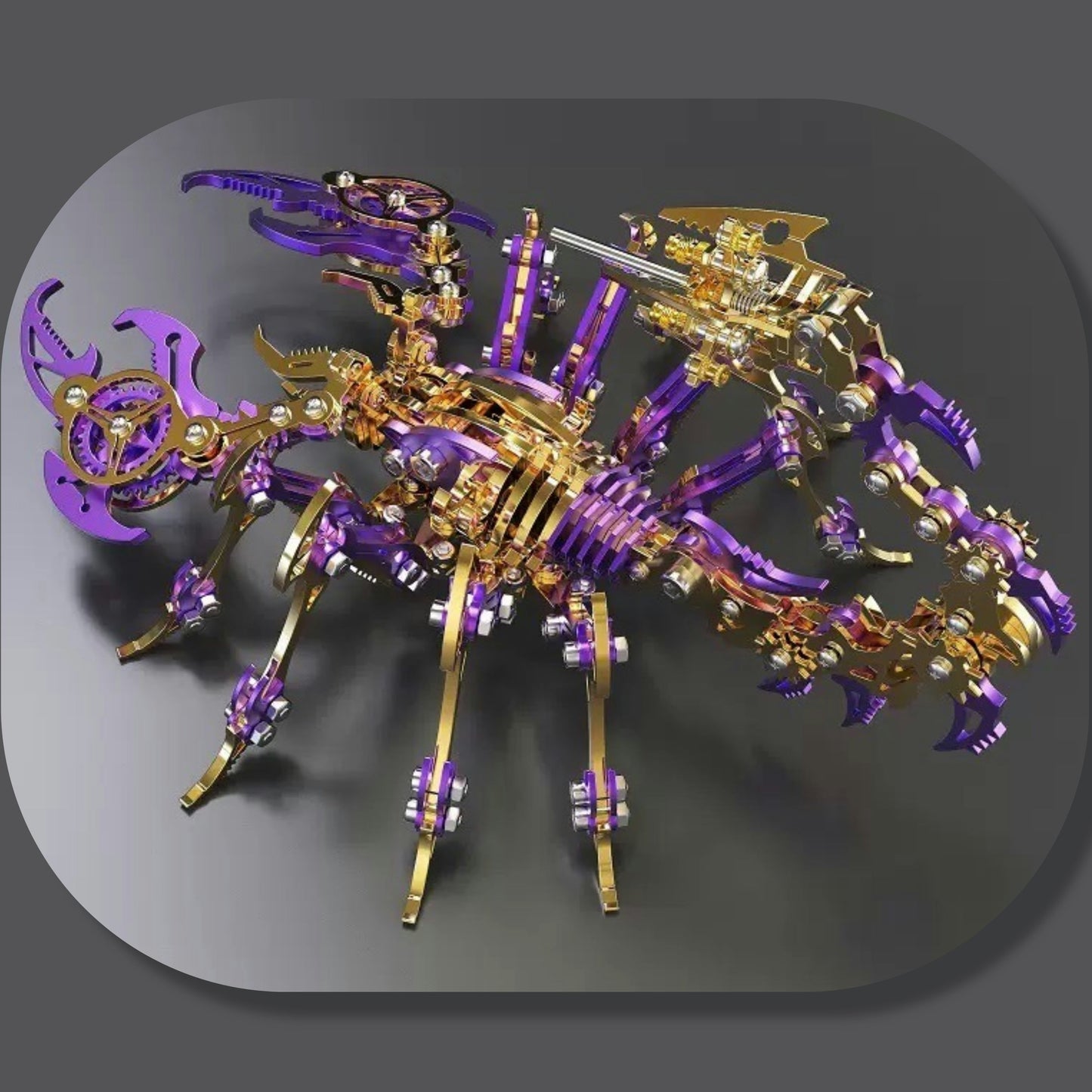 Scorpion Metal Puzzle Top