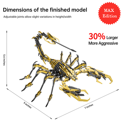 METALSEEK Metal Scorpion Puzzle