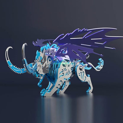 Qiong Qi Tiger 3D Metal puzzle METALSEEK