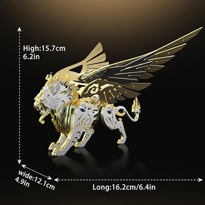 Mechanical Golden White Tiger 3D metal puzzle New