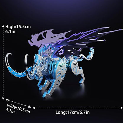 Qiong Qi Tiger 3D Metal puzzle METALSEEK