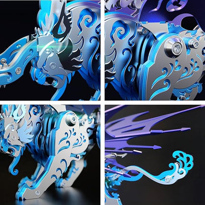 Qiong Qi Tiger 3D Metal puzzle METALSEEK